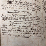 ON HOLD 1810-1849 British Chemist/Medic's Notebook Full of Far Ranging Recipes