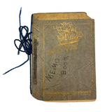 Doris's Very Endearing 1926 Memo Book with Hand-drawn Lines and Collected Addresses