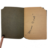 Doris's Very Endearing 1926 Memo Book with Hand-drawn Lines and Collected Addresses