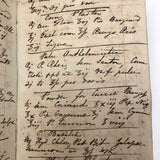 ON HOLD 1810-1849 British Chemist/Medic's Notebook Full of Far Ranging Recipes