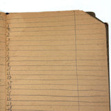 Doris's Very Endearing 1926 Memo Book with Hand-drawn Lines and Collected Addresses