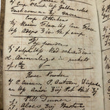 ON HOLD 1810-1849 British Chemist/Medic's Notebook Full of Far Ranging Recipes
