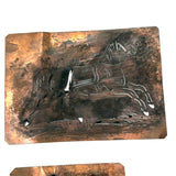 C. 1870 Joshua Rogers English Watercolors Box with Paints, Pots, Brass Stencils, More