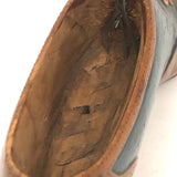 Victorian Treen Shoe with Nail and Pin Prick Dedication