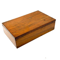 C. 1870 Joshua Rogers English Watercolors Box with Paints, Pots, Brass Stencils, More