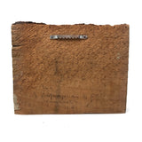 1942 Folk Landscape with House on Wood with Bark (some bark loss)