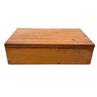 C. 1870 Joshua Rogers English Watercolors Box with Paints, Pots, Brass Stencils, More