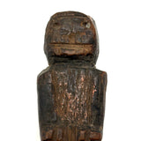 Very Old, Very Primitive Hand-card Figure with Marvelous Face