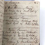 ON HOLD 1810-1849 British Chemist/Medic's Notebook Full of Far Ranging Recipes