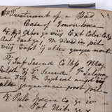ON HOLD 1810-1849 British Chemist/Medic's Notebook Full of Far Ranging Recipes