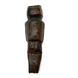 Very Old, Very Primitive Hand-card Figure with Marvelous Face