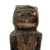 Very Old, Very Primitive Hand-card Figure with Marvelous Face