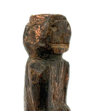 Very Old, Very Primitive Hand-card Figure with Marvelous Face