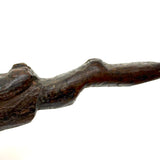 Very Old, Very Primitive Hand-card Figure with Marvelous Face