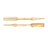 Antique Carved Bone Arrow Page Turner / Book Mark