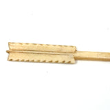 Antique Carved Bone Arrow Page Turner / Book Mark
