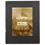 Camp Eagle Point (Rumney NH) Metal Work Medals, Punny and Charming Old Mounted Photo
