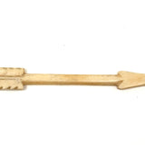 Antique Carved Bone Arrow Page Turner / Book Mark