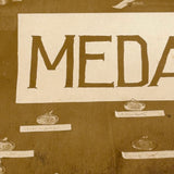 Camp Eagle Point (Rumney NH) Metal Work Medals, Punny and Charming Old Mounted Photo