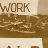 Camp Eagle Point (Rumney NH) Metal Work Medals, Punny and Charming Old Mounted Photo