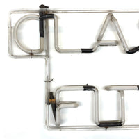 GLASSES FITTED, Hand Crafted Old Neon Sign, As Found
