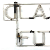 GLASSES FITTED, Hand Crafted Old Neon Sign, As Found