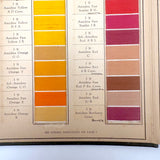 John Campbell Co. Camel Dyes for Cotton, Antique 86 Color Samples on Thread