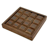 Antique Wooden Game of Fifteen in Jointed Tray