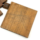 Antique Wooden Game of Fifteen in Jointed Tray