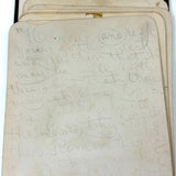 Genia Brown's Autograph Album with Drawing and Writings by Robert Sayers Sheffey, Legendary Roving Evangelist, 1894,  New River, VA