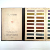 National Aniline & Chemical Co. Nacco Dyes Color Samples on Thread, 90 Colors
