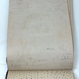 Genia Brown's Autograph Album with Drawing and Writings by Robert Sayers Sheffey, Legendary Roving Evangelist, 1894,  New River, VA