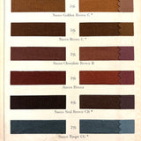 National Aniline & Chemical Co. Nacco Dyes Color Samples on Thread, 90 Colors