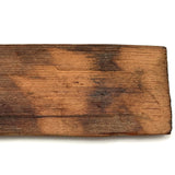 Very Sweet Antique Carved Out Box in Red Paint with Slide Lid