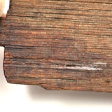 Very Sweet Antique Carved Out Box in Red Paint with Slide Lid