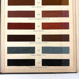 National Aniline & Chemical Co. Nacco Dyes Color Samples on Thread, 90 Colors
