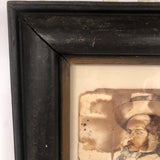 Portrait of Smoking Man, Fine 19th C. John Henry Sylvester British Watercolor Drawing