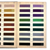 National Aniline & Chemical Co. Nacco Dyes Color Samples on Thread, 90 Colors