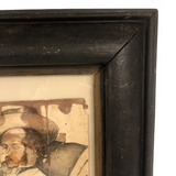 Portrait of Smoking Man, Fine 19th C. John Henry Sylvester British Watercolor Drawing