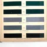National Aniline & Chemical Co. Nacco Dyes Color Samples on Thread, 90 Colors