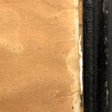 Wonderful Early 19th C. American Embroidery of Bird on Laid in Early Frame and Glass