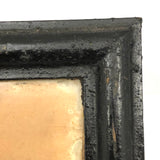 Wonderful Early 19th C. American Embroidery of Bird on Laid in Early Frame and Glass