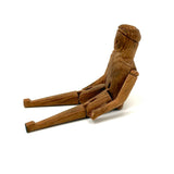 Small Greenland Inuit Wooden Articulated Figure with Sinew Tied Shoulders