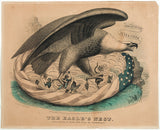 Live and DIe for those We Love,  Poignant and Scarce Mid 19th Century Engraved Sentiment Card