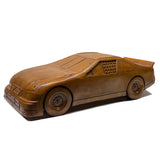 Crazy Giant Vintage Wooden Hand-carved Car