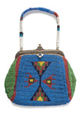 Gorgeous Antique Native American Beaded Hide Purse with Sinew Stitching, Presumed Plateau