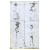 Carlotta M. Huse, Untitled (105-106), Double-sided Drawing