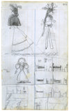 Carlotta M. Huse, Untitled (105-106), Double-sided Drawing