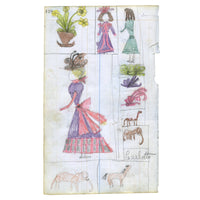 Carlotta M. Huse, Untitled (127-128), Double-sided Drawing
