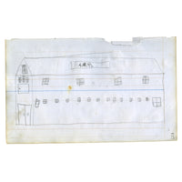 Carlotta M. Huse, Untitled (127-128), Double-sided Drawing